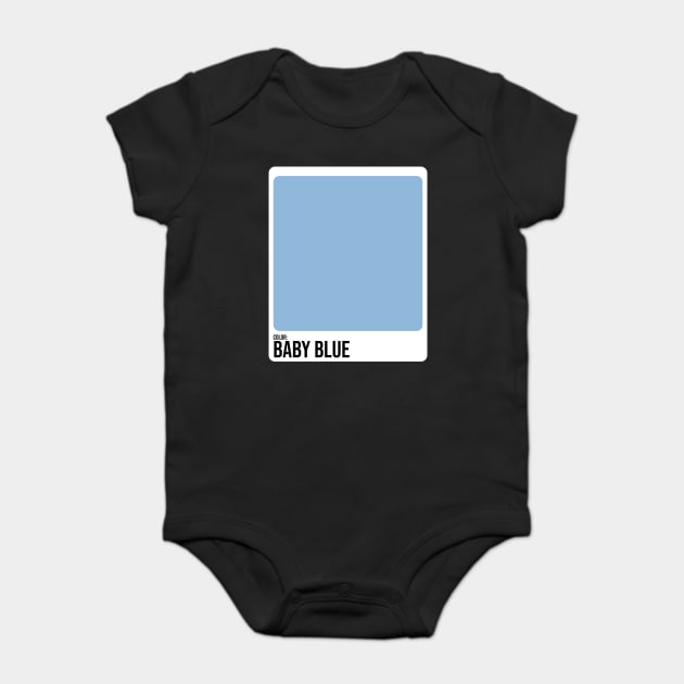 Paint Swatches Costume Baby Blue Color Swatch Family Group Halloween Baby Bodysuit by belownormal